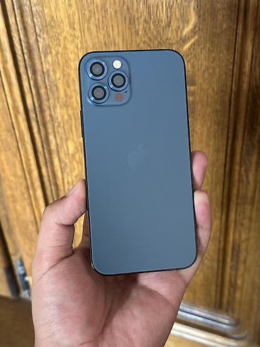 айфон 12 в рассрочку: IPhone 12 Pro, Б/у, 256 ГБ, Pacific Blue, Чехол, 79 % — 1