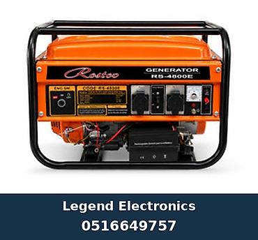 mini generator satışı: Elan başlığı: Benzin generatoru Rostov RS-4800E 3.5 kVt 220 V Benzin — 1