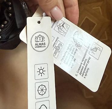 зонты: Зонт-трость от ALMAS Umbrella,черный - Классическая трость с — 4