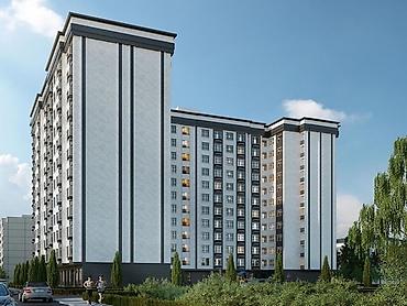 Продажа квартир: 1 комната, 49 м², Пишпек Элитка, 12 этаж, ПСО (под самоотделку) — 2