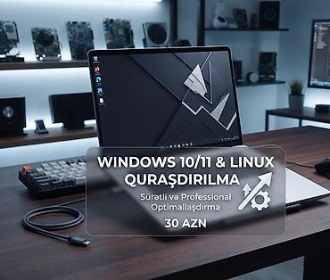 Professional Kompüter Xidməti: Windows (10/11) və Linux quraşdırılması