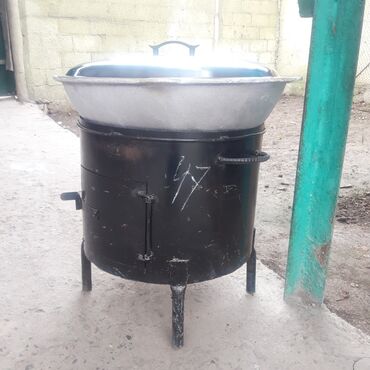 Казаны: Продаю казан печка 47 диаметр, на 30 литров