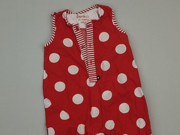 sukienka czerwona w groszki: Rampers, 12-18 m, stan - Dobry