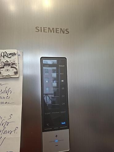 bosch soyuducu qiymetleri: Siemens ikikameralı soyuducu. ( Ustadı olmayib) - Rəng: paslanmaz — 1