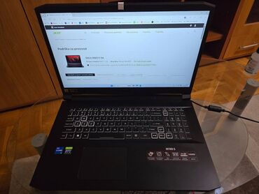 stoječa klima: Gaming,RTX3060,11400H,16/512,144Hz,17.3,POVOLJNO,LICITACIJA! Acer