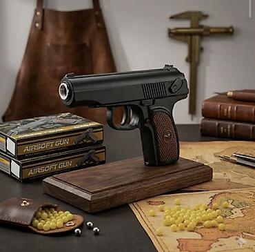 арбизный пистолеты: Игрушечный пневматический пистолет Airsoft (Металлический) ​Стильный — 2