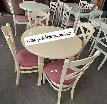 Mebel: *Gün ərzində çatdırılma olunan* ✔️Kuxna üçün stol stul dəsti✨ — 10