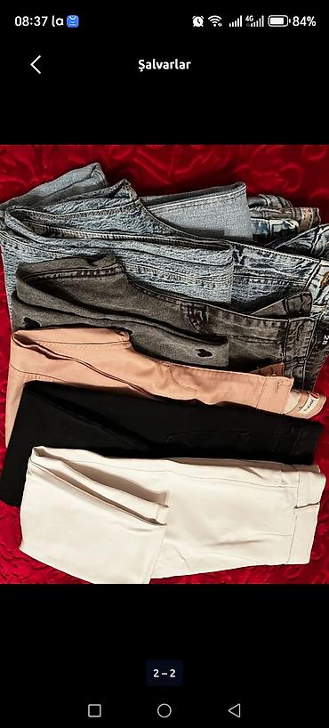 Şalvar, Dilvin, M, L, XL, rəng - Ağ lalafo.az -da Şalvar, Dilvin, M, L, XL, rəng - Ağ