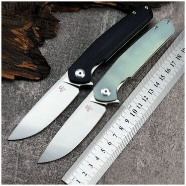 Ножи: Складной нож Sitivien ST102, сталь D2, рукоять из черной/нефритовой
