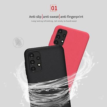 Maske i futrole za telefone: Maska Nillkin Scrub za Samsung A135F Galaxy A13 4G crvena. Uz brzu — 12