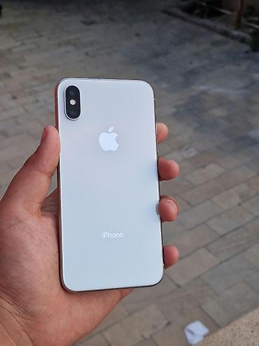 iphonu: IPhone X, 64 GB, Ağ, Zəmanət, Simsiz şarj, Face ID — 1