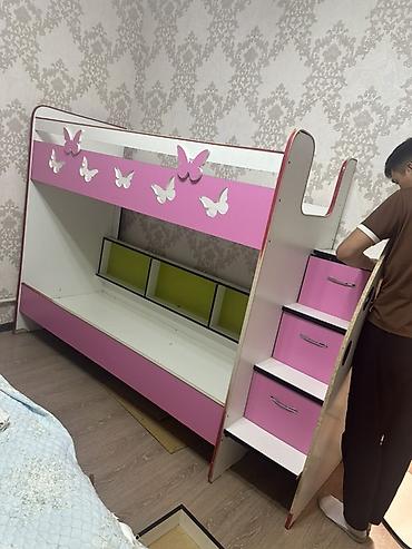 Двухъярусные детские кровати: Срочно продаю двухъярусную кровать — 1
