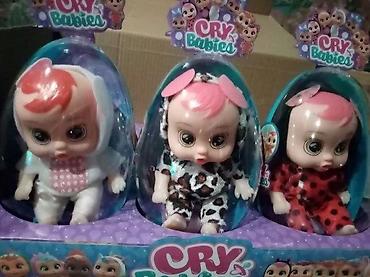 Bebe lutke: CRY BABIES MINI LUTKE 13 CM NOVE U PLASTICNOM JAJETU AKCIJA | Cene — 3