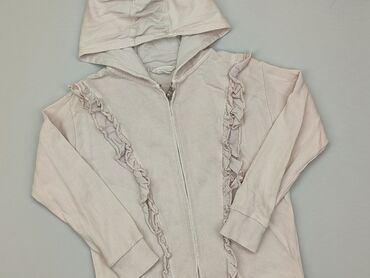 sweterek popielaty bawelna lub wełna ciemny popiel: Bluza, Next, 9 lat, 128-134 cm, stan - Dobry