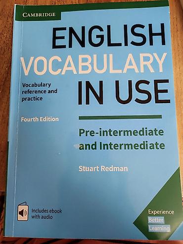 Тесты: English Vocabulary in Use Cambridge kitabı. pre-intermediate və — 1
