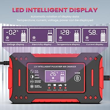 tesla charger: 12V Intelligent Pulse REP AIR Charger – ağıllı akkumulyator şarj — 5