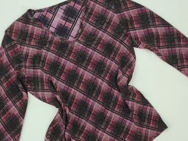czarne bluzki krótki rękaw obcisła: Women's blouse, size S (EU 36)