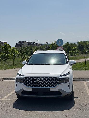 места: Hyundai Santa Fe: 2021 г., 2.2 л, Автомат, Дизель, Внедорожник — 1