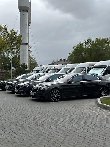 бежевые брюки: Аренда представительских автомобилей Mercedes-Benz с водителем — 1