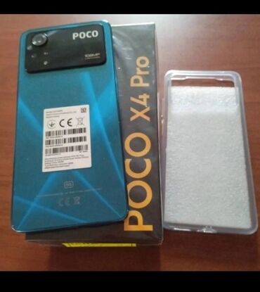 телефон меняю: Poco X4 Pro 5G | 128 ГБ | цвет - Голубой | Зарядное устройство, Чехол, Коробка | С документами | 5G