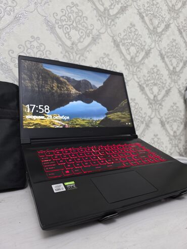 компьютерь: Ноутбук, MSI, 16 ГБ ОЗУ, Intel Core i7, 15.6 ", Б/у, Игровой, память NVMe SSD