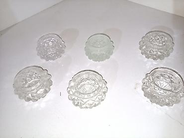 Qab-qacaq və mətbəx ləvazimatları: Crystal duz qabları. Rusiya istehsalı. Keyfiyyətli. 1ədədinin qiyməti — 3