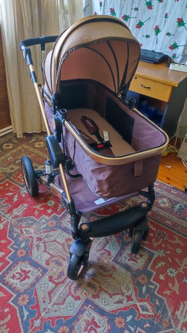 Araba-beşiklər: Çıxarıla bilən beşikli araba, Yeni, Cins: Oğlan, Yaş: 18-24 ay, Ünvandan götürmə, Ödənişli çatdırılma — 4