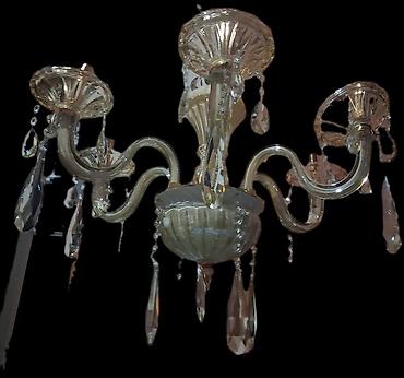 İşıqlandırma: Çılçıraq, 6 lampa, Şüşə — 3