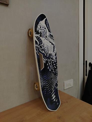 İdman və istirahət: Skateboard – unikal dizaynlı - Gövdə: enli, yüngül və dayanıqlı — 1