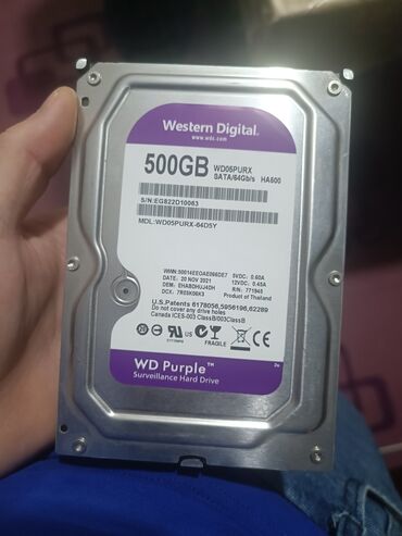 xarici hard disk satilir: Внешний Жёсткий диск (HDD) Western Digital (WD), 512 ГБ, 3.5", Новый