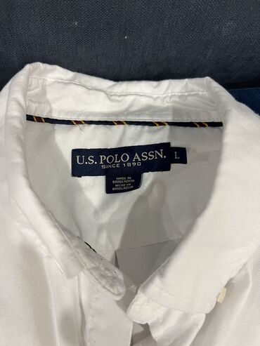 женские рубашки us polo: Рубашка L (EU 40), цвет - Белый