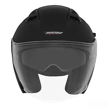 neo tec: Crna jet kaciga, idealna za vožnju motora, skutera i mopeda — 2