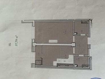 срочна продаю квартиру: 1 комната, 38 м², Элитка, 14 этаж, ПСО (под самоотделку)