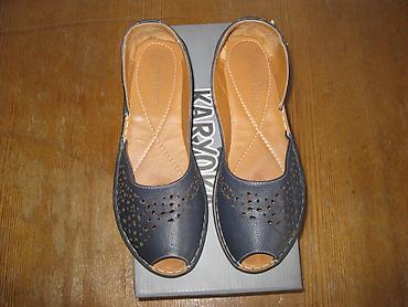 Босоножки, сандалии, шлепанцы: Продаются балетки Синий цвет 38 размер В очень хорошем состоянии — 8