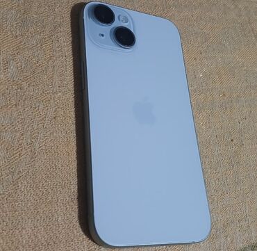 işlənmiş iphone kreditlə: IPhone 15, 128 GB, Mavi, Zəmanət, Face ID