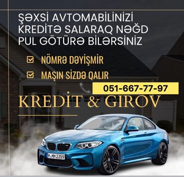 Digər avto xidmətlər: Pula ehtiyacınız var?🤔 Maşın satmaqa ehtiyac yoxdur 🚘❌ Sizdə maşınızı