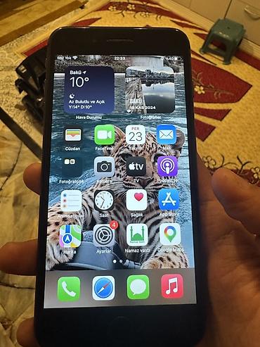 prodat iphone: IPhone 8 Plus, 64 GB, Qara, Barmaq izi — 2