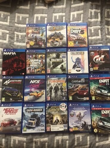 руль и педаль для компьютера: В набор входят различные игры для PlayStation 4. Среди них такие хиты