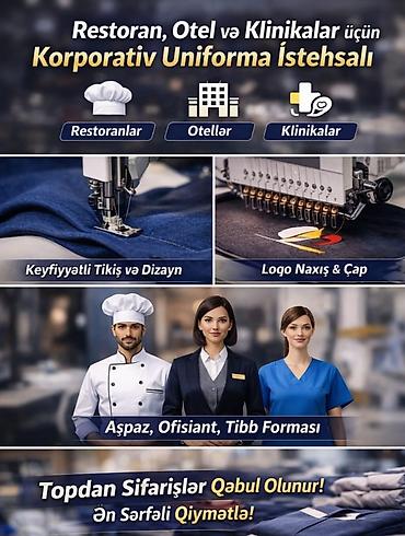 kağız istehsalı: Korporativ uniforma istehsalı və brendləşdirmə xidməti - Sahələr — 2
