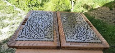 Nərdlər: Əl işı taxta nərd taxtaları - Material: keyfiyyətli bərk ağac (tam — 19