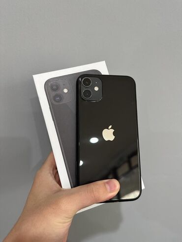 ayfon 7 ikinci el: IPhone 11, 64 GB, Qara, Zəmanət, Simsiz şarj, Face ID