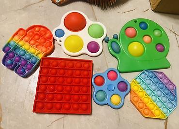 nerf oyuncaq silahlar: Rəngarəng antistress fidget oyuncaqları - uşaq üçüb alını 1 ədədi — 2