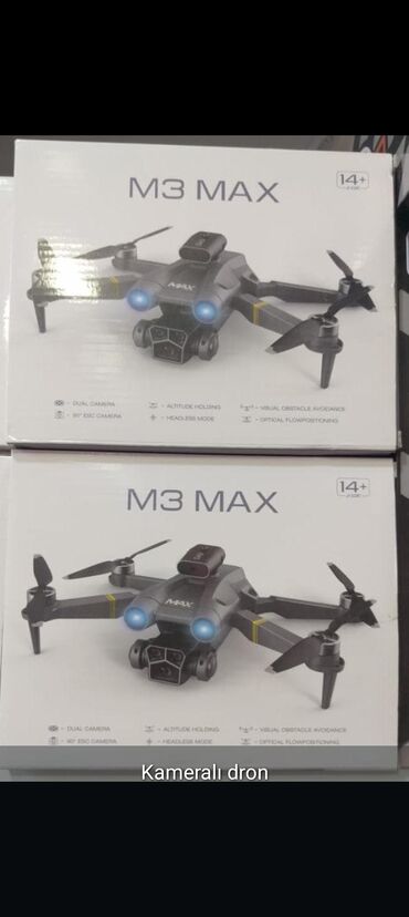 Кастрюли: M3 Max dronu yüksək keyfiyyətli kamera sistemi ilə təchiz olunub, bu