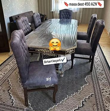 heyet stol stul: Masa desti yeni qonaq otağı mebeli — 1