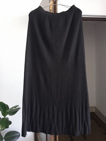 джин юбку: 5XL (EU 50), цвет - Черный