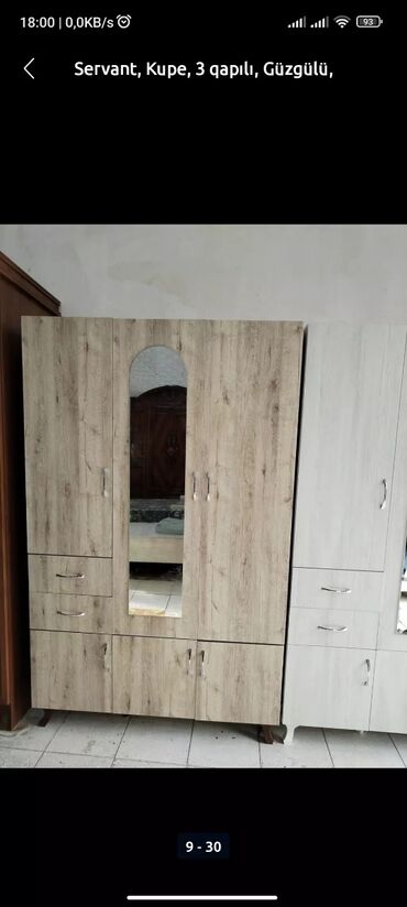 Dolablar: Yeni, Açılan, 3 qapılı Düz dolab, Şifonyer, Azərbaycan — 19