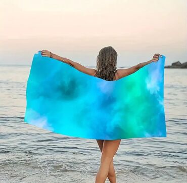 jastucici za stolice sa naslonom: Beach towels, color - Light blue