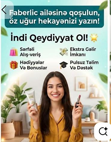 Gözəllik və sağlamlıq: Faberlic məhsulları və Faberlic ailəsinə qoşulma imkanı. Təsvirdə — 4