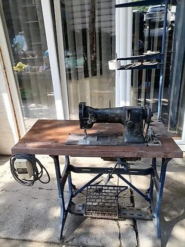 Industrijske šivaće mašine: Industrijska šivaća mašina sa postoljem i radnim stolom - Teški — 2