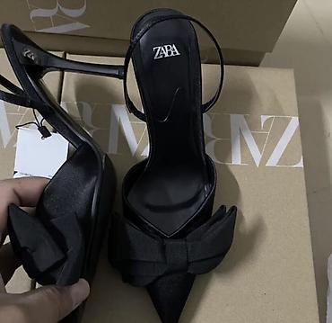 Tuflilər: Tuflilər, Zara, Ölçü: 39, rəng - Qara, Yeni — 6